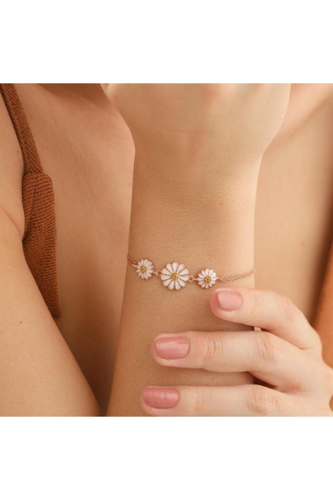 925 Sterling Silver Daisy Bracelet