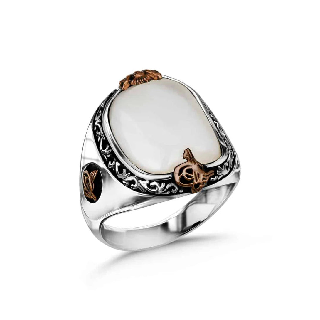 925 Silver Onyx Men's Ring