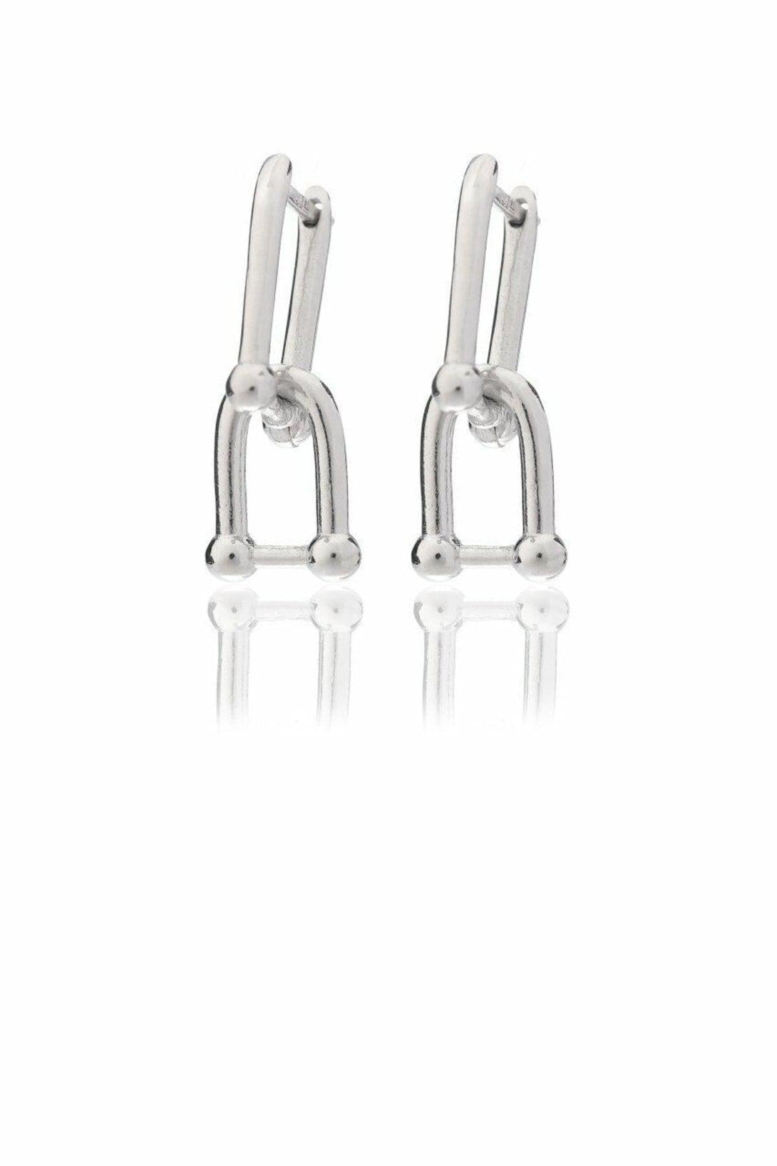 925 Sterling Silver Double Dangle Earrings