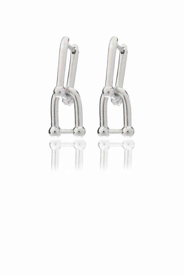 925 Sterling Silver Double Dangle Earrings