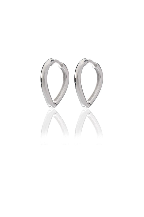 925 Sterling Silver Heart Earrings