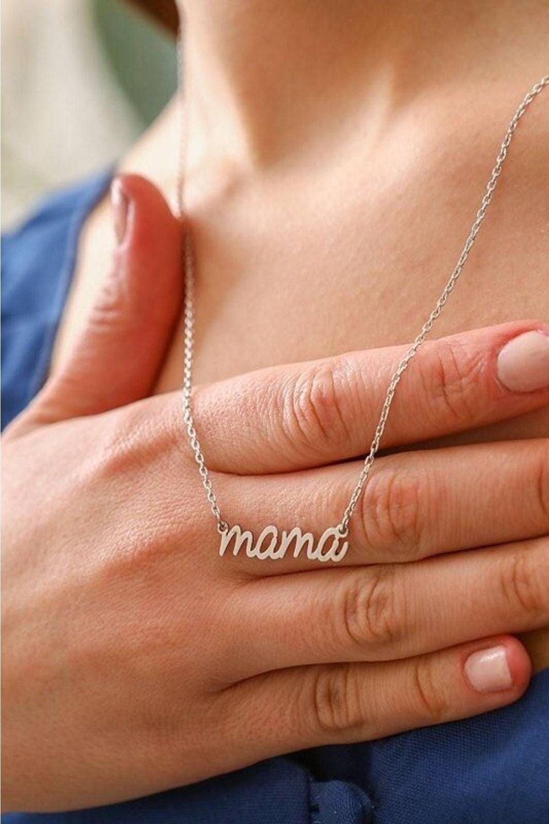 Personalized 925 Sterling Silver Name Necklace