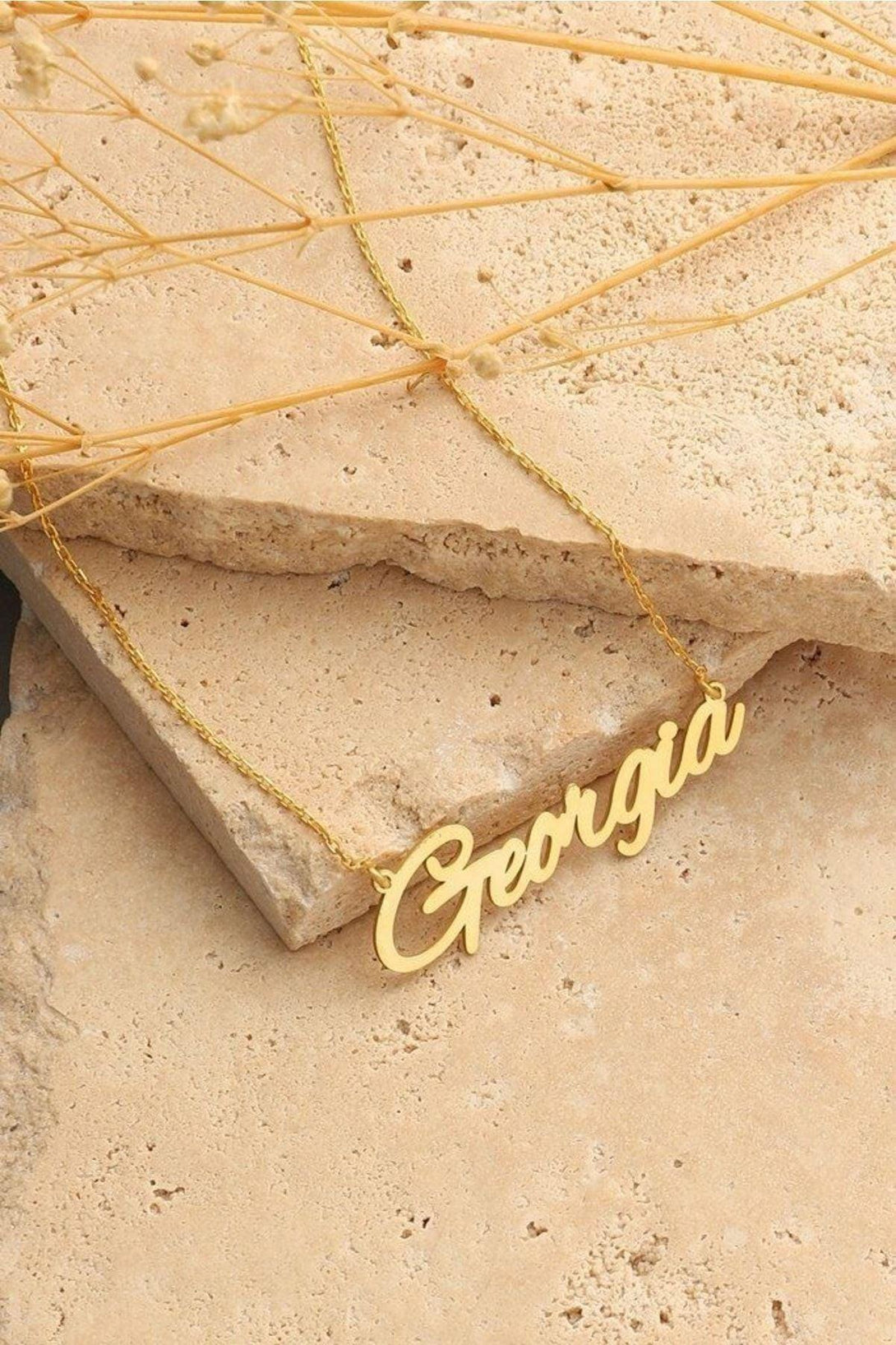 Personalized 925 Sterling Silver Name Necklace