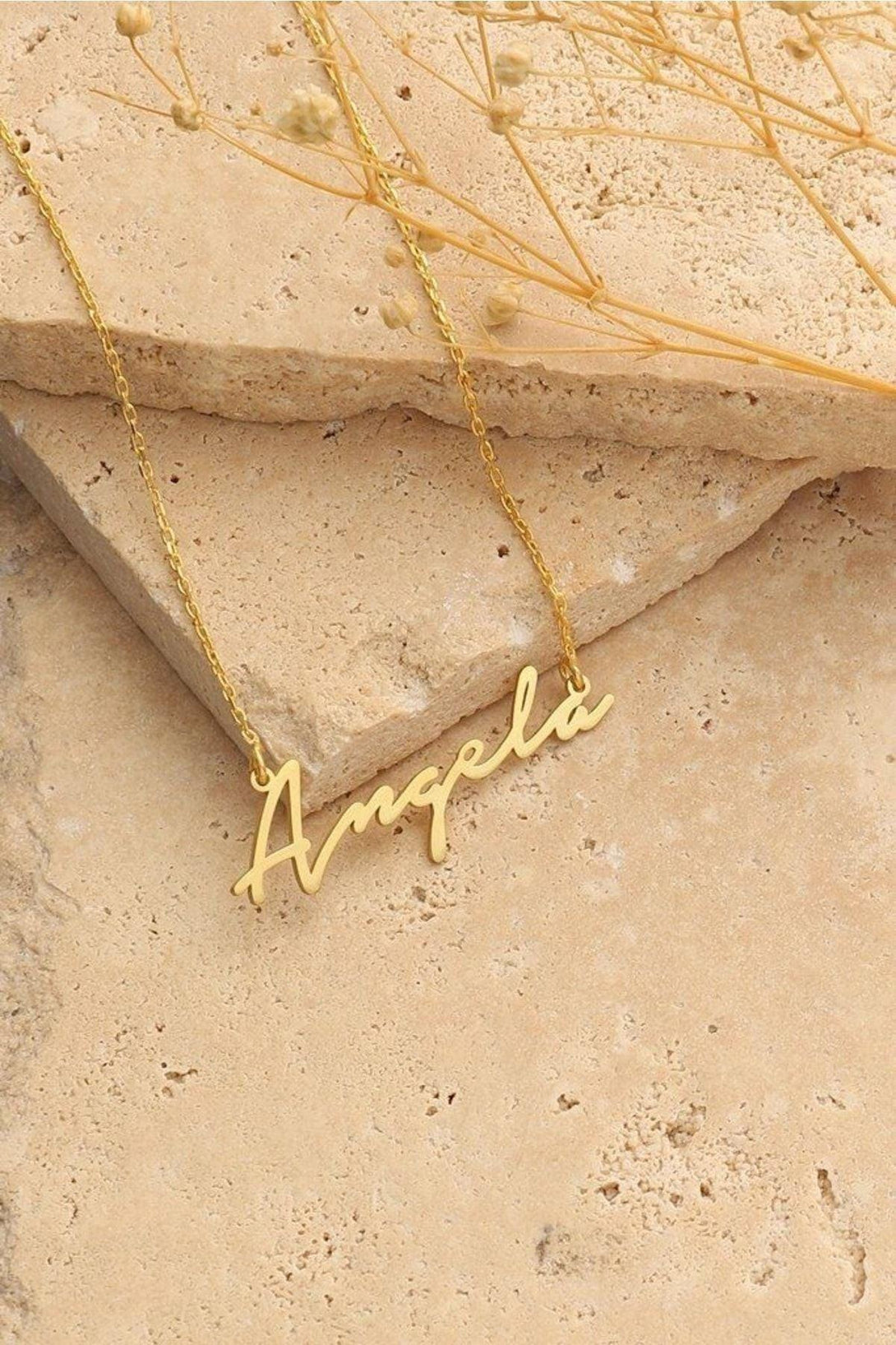 Personalized 925 Sterling Silver Name Necklace