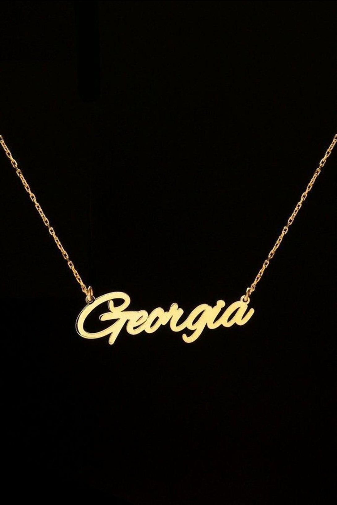 Personalized 925 Sterling Silver Name Necklace