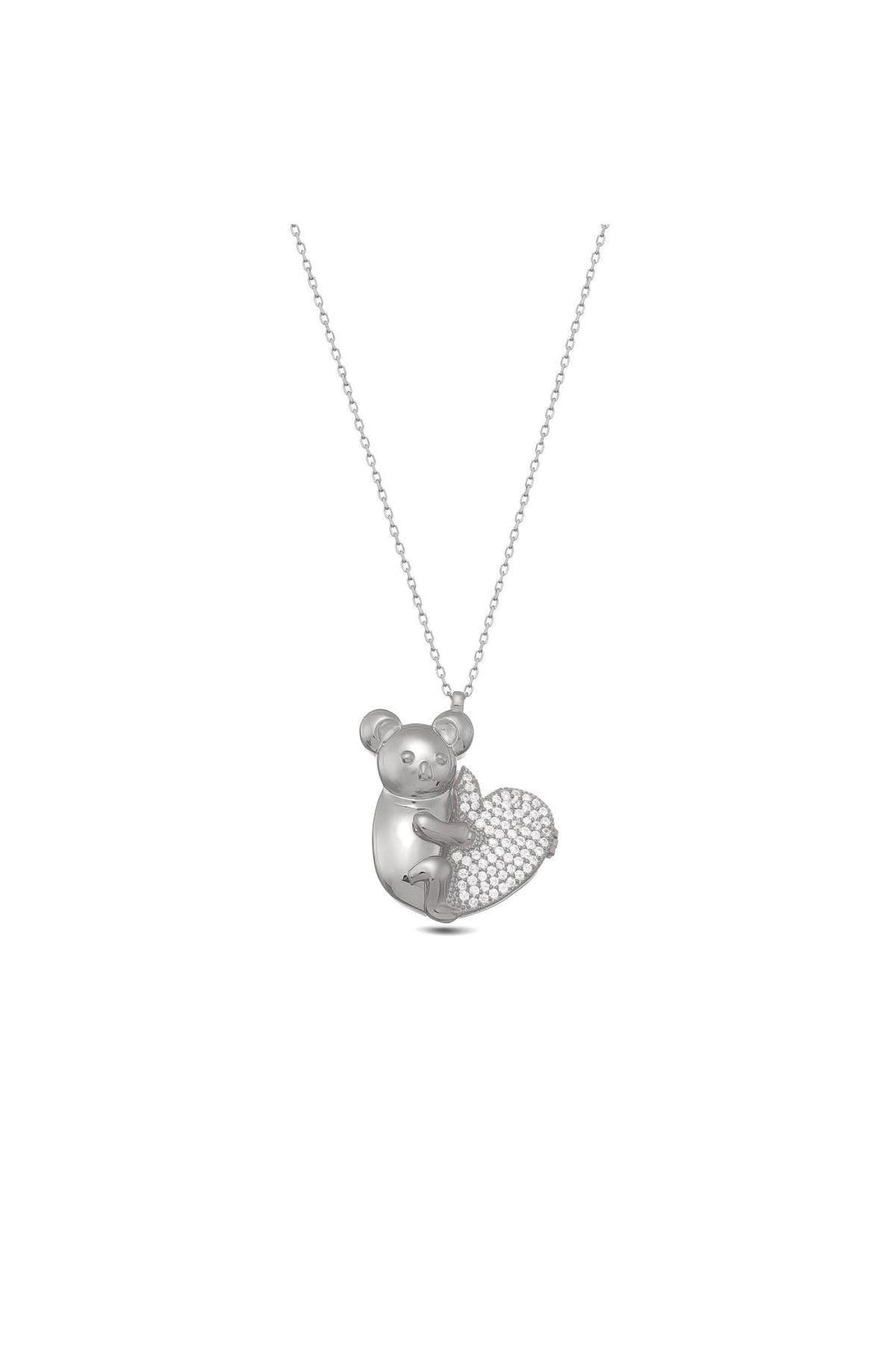 Personalized Koala Design 925 Sterling Silver Name Necklace