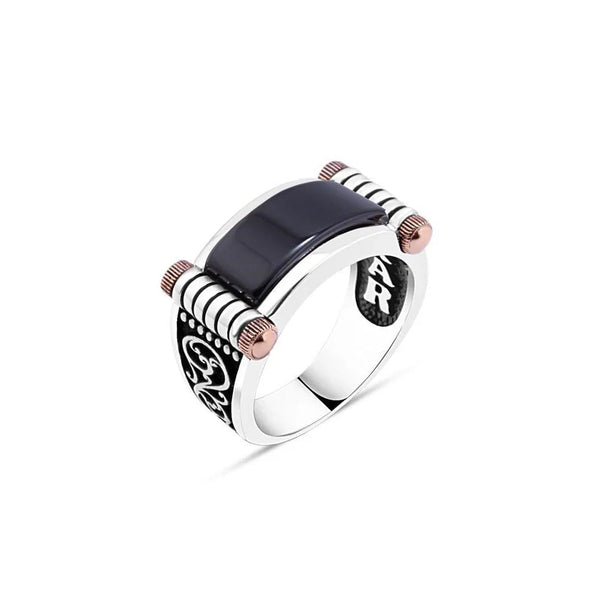 Onyx Stone Men's Ring