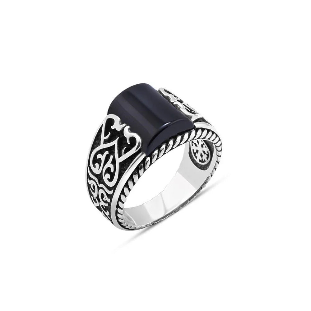 Onyx Stone Men's Ring