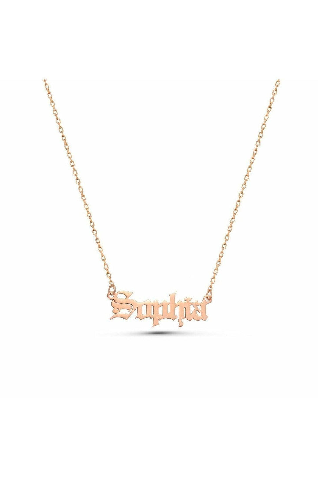 Personalized 925 Sterling Silver Name Necklace