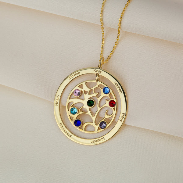 Tree Of Life Necklace With Name Written